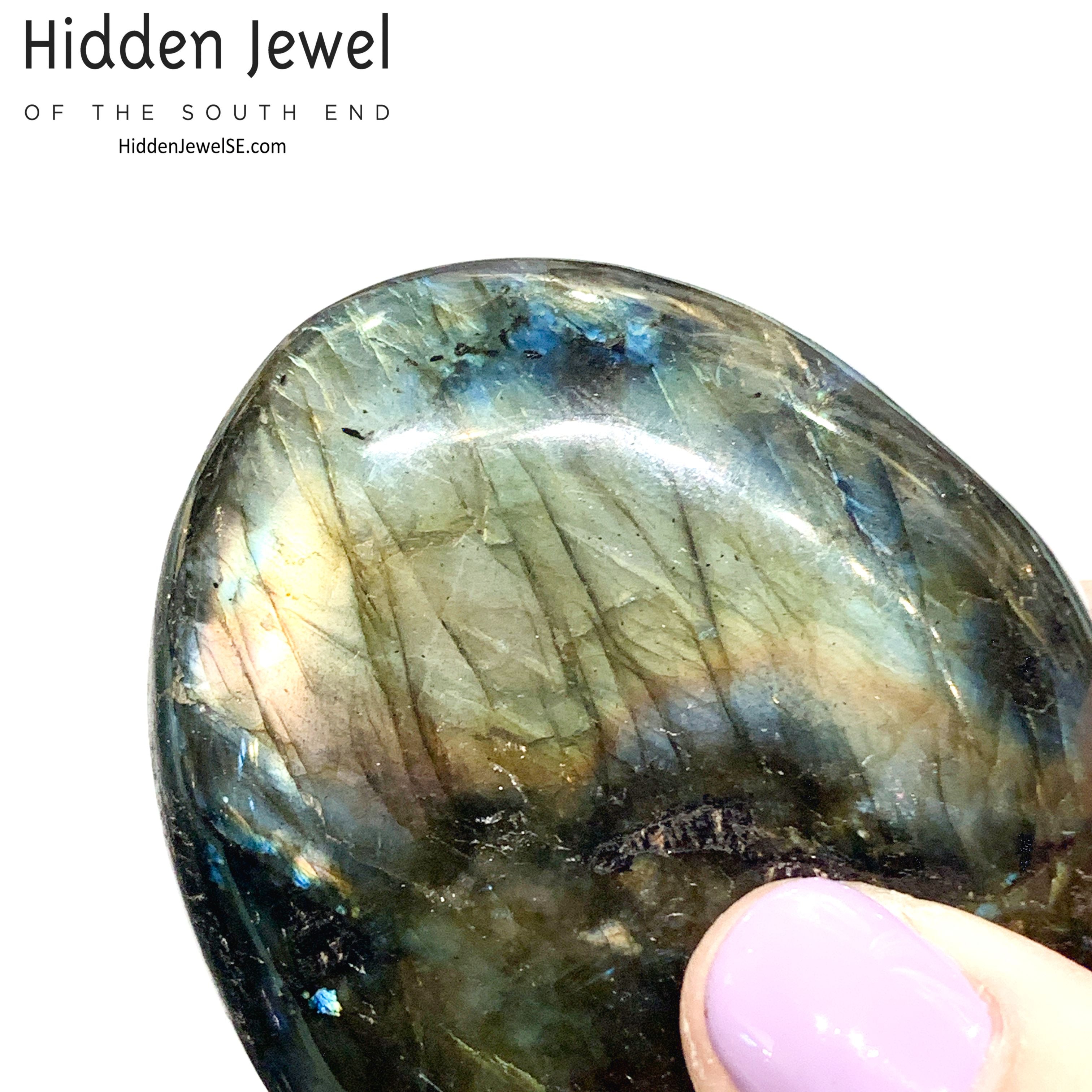 Labradorite Palm Stone Gemstones
