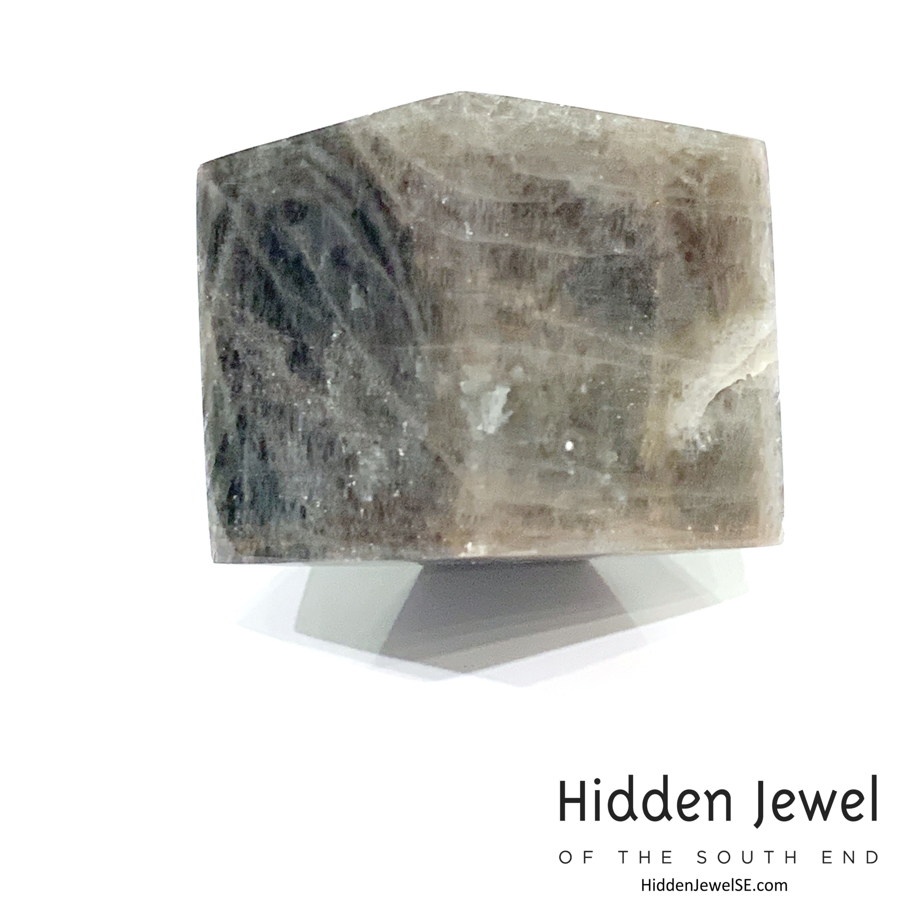 Black Moonstone Gemstone Cubes