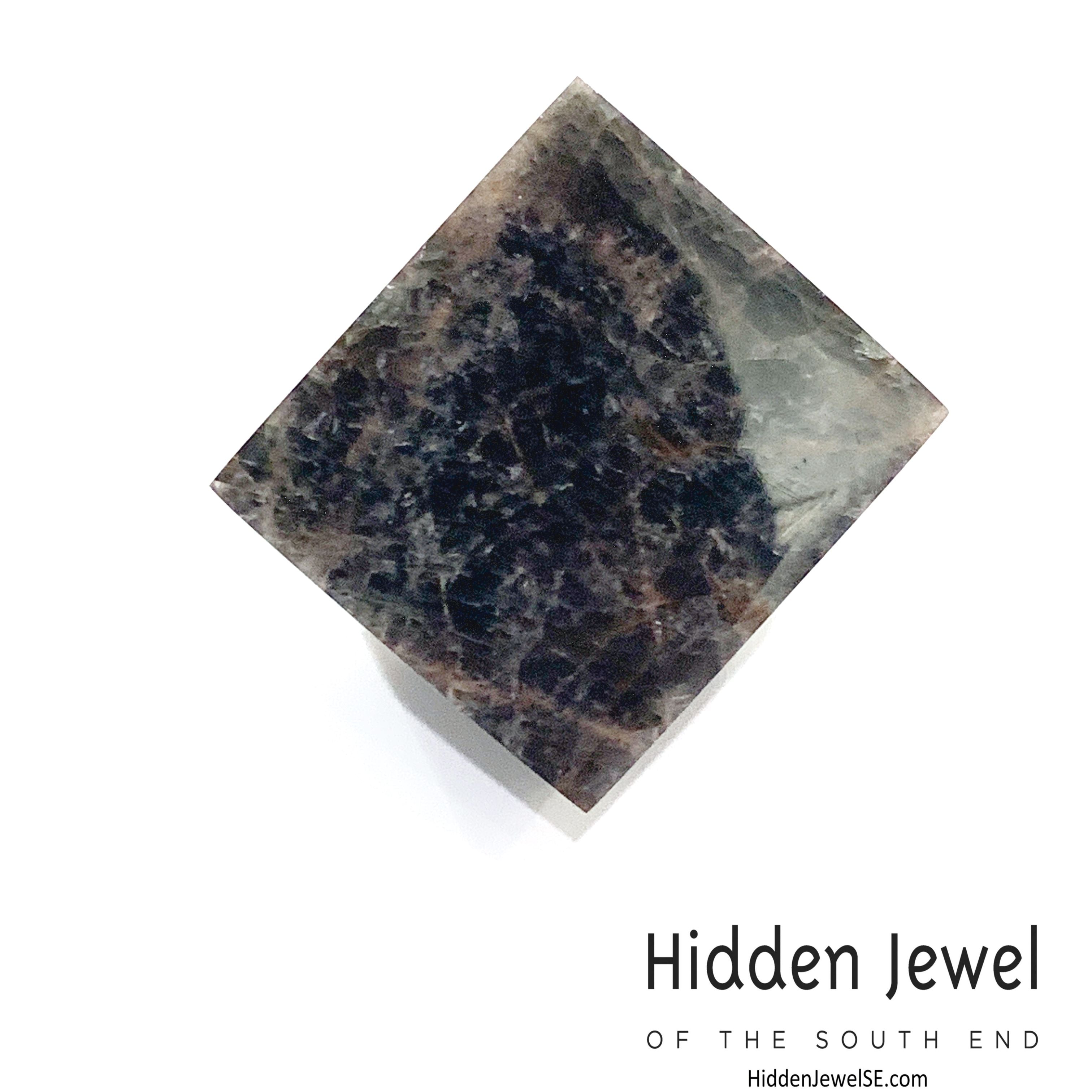 Black Moonstone Gemstone Cubes