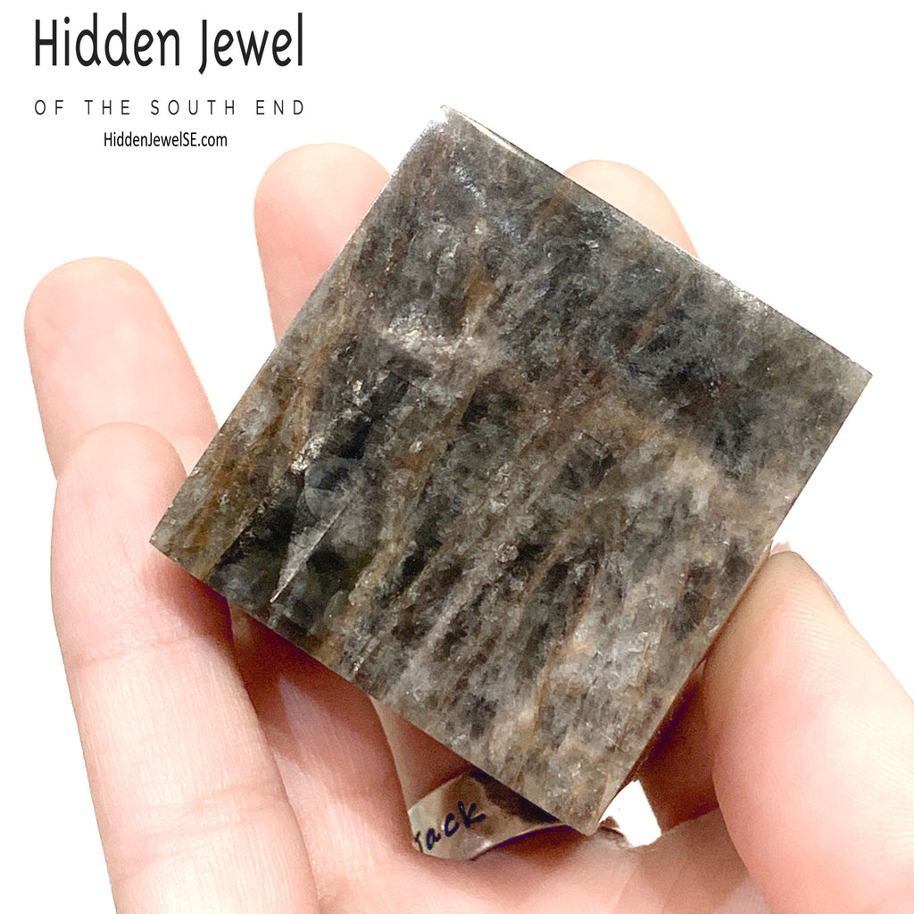 Black Moonstone Gemstone Cubes