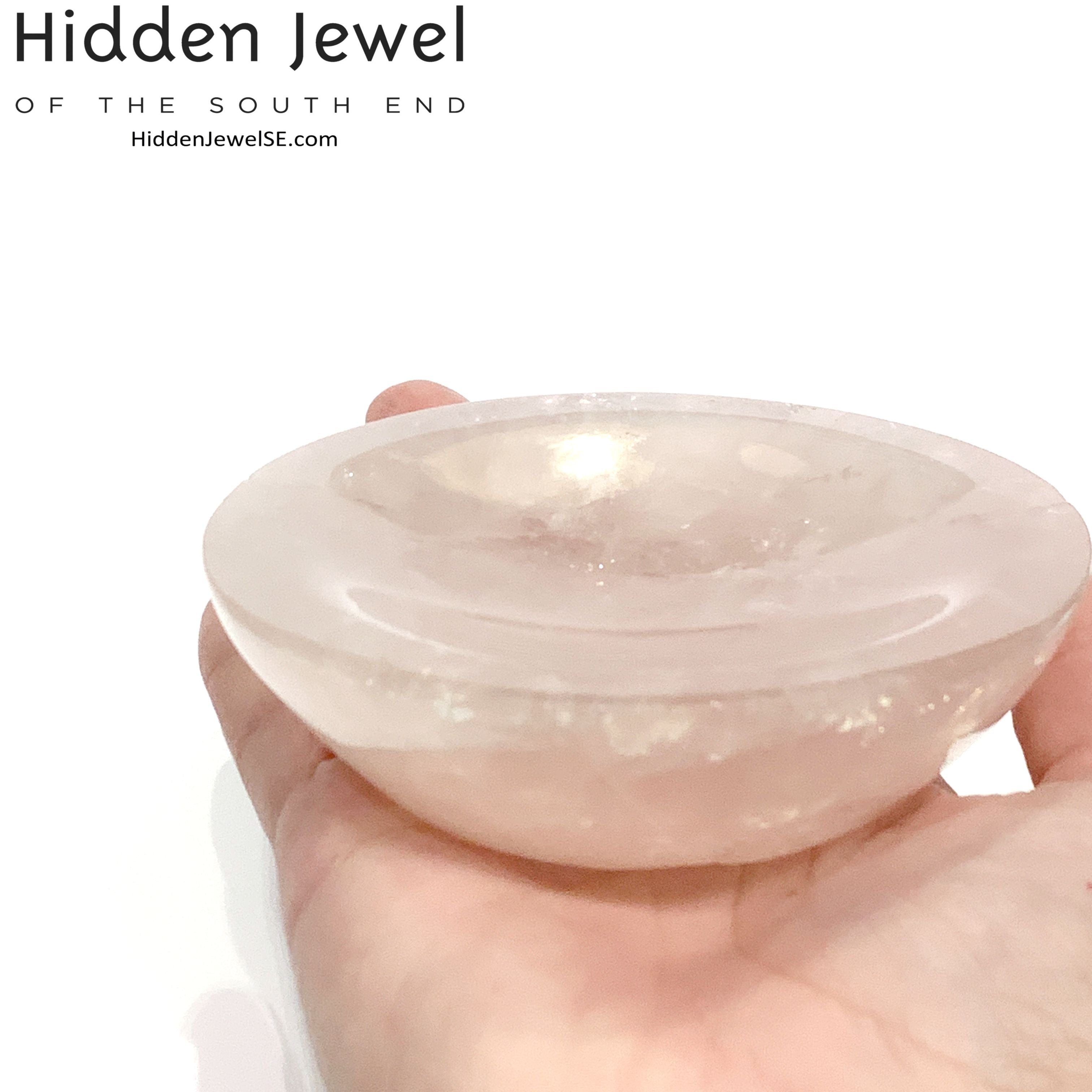 Rose Quartz Gemstone Bowls