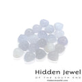 Chalcedony Gemstone Hearts