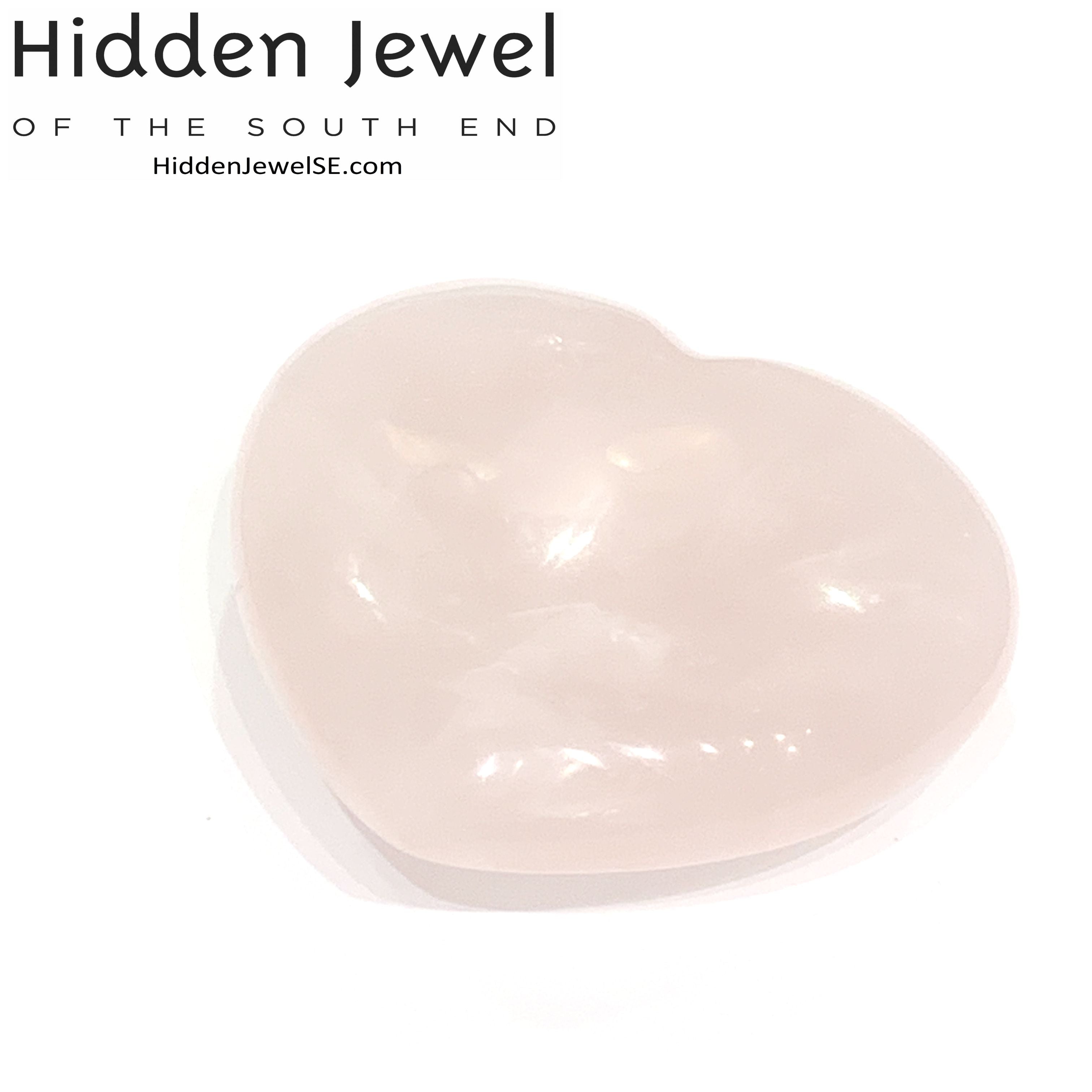 Rose Quartz Gemstone hearts, gemstones