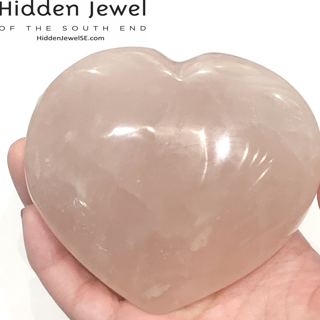 Rose Quartz Gemstone hearts, gemstones