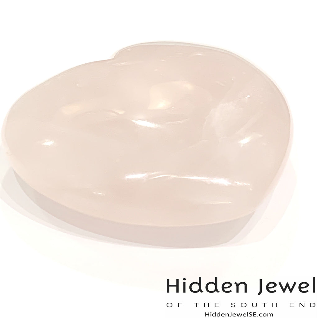 Rose Quartz Gemstone hearts, gemstones