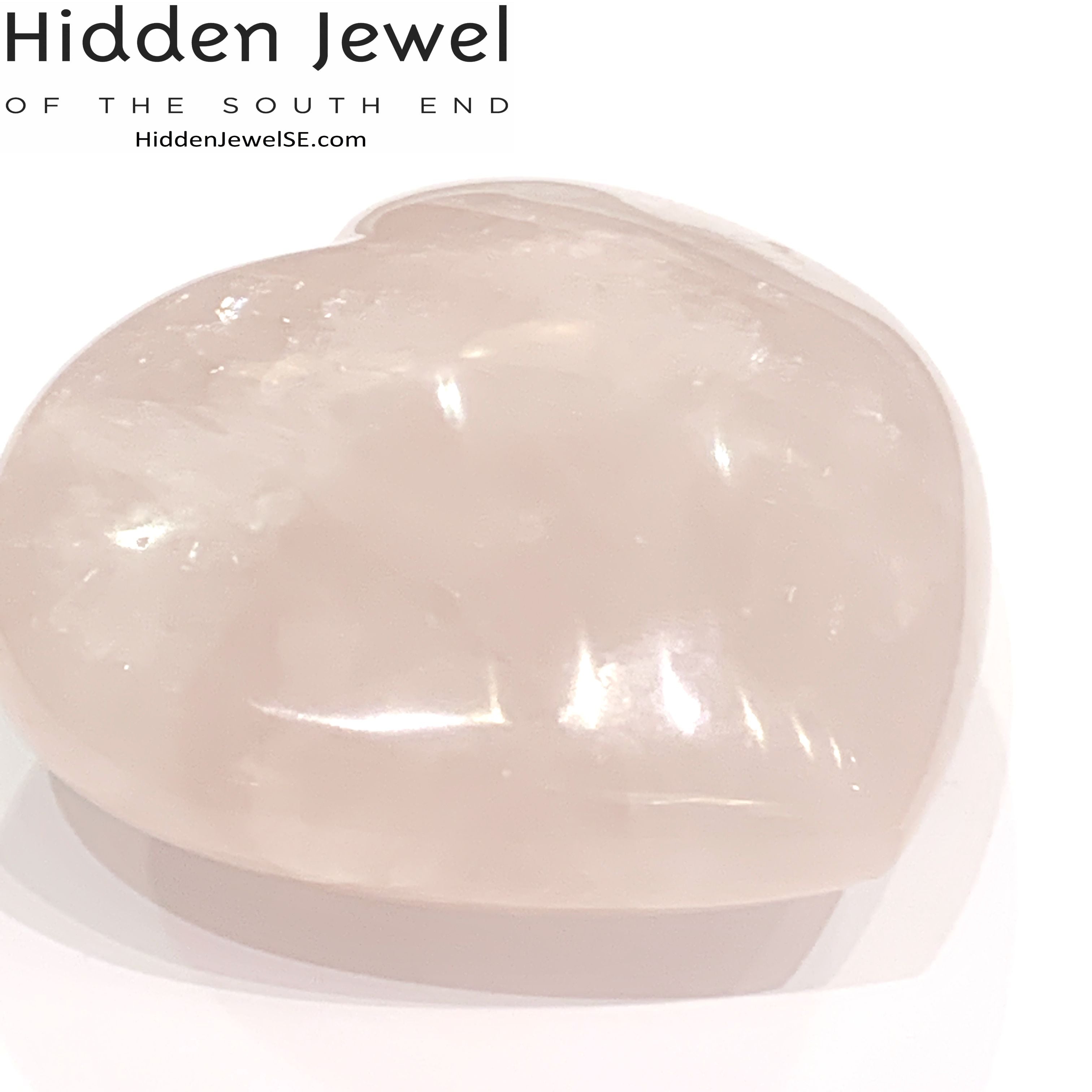 Rose Quartz Gemstone hearts, gemstones
