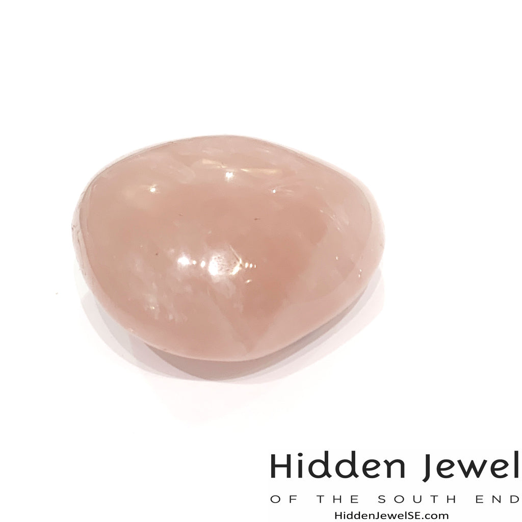 Rose Quartz  Palm Gemstone
