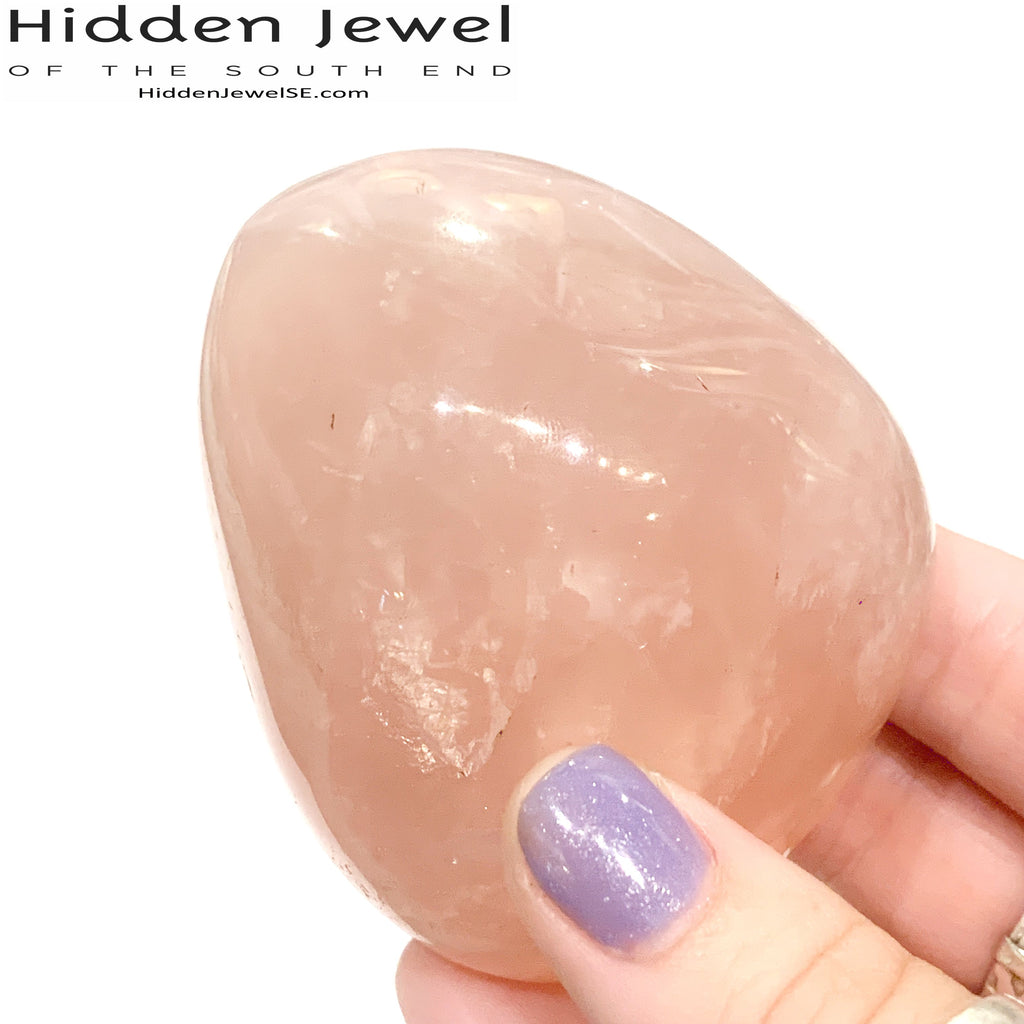 Rose Quartz  Palm Gemstone