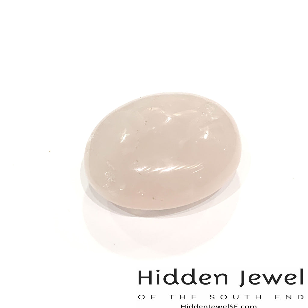 Rose Quartz  Palm Gemstone
