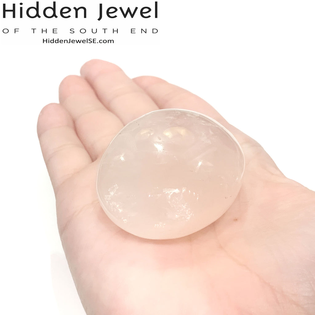 Rose Quartz  Palm Gemstone