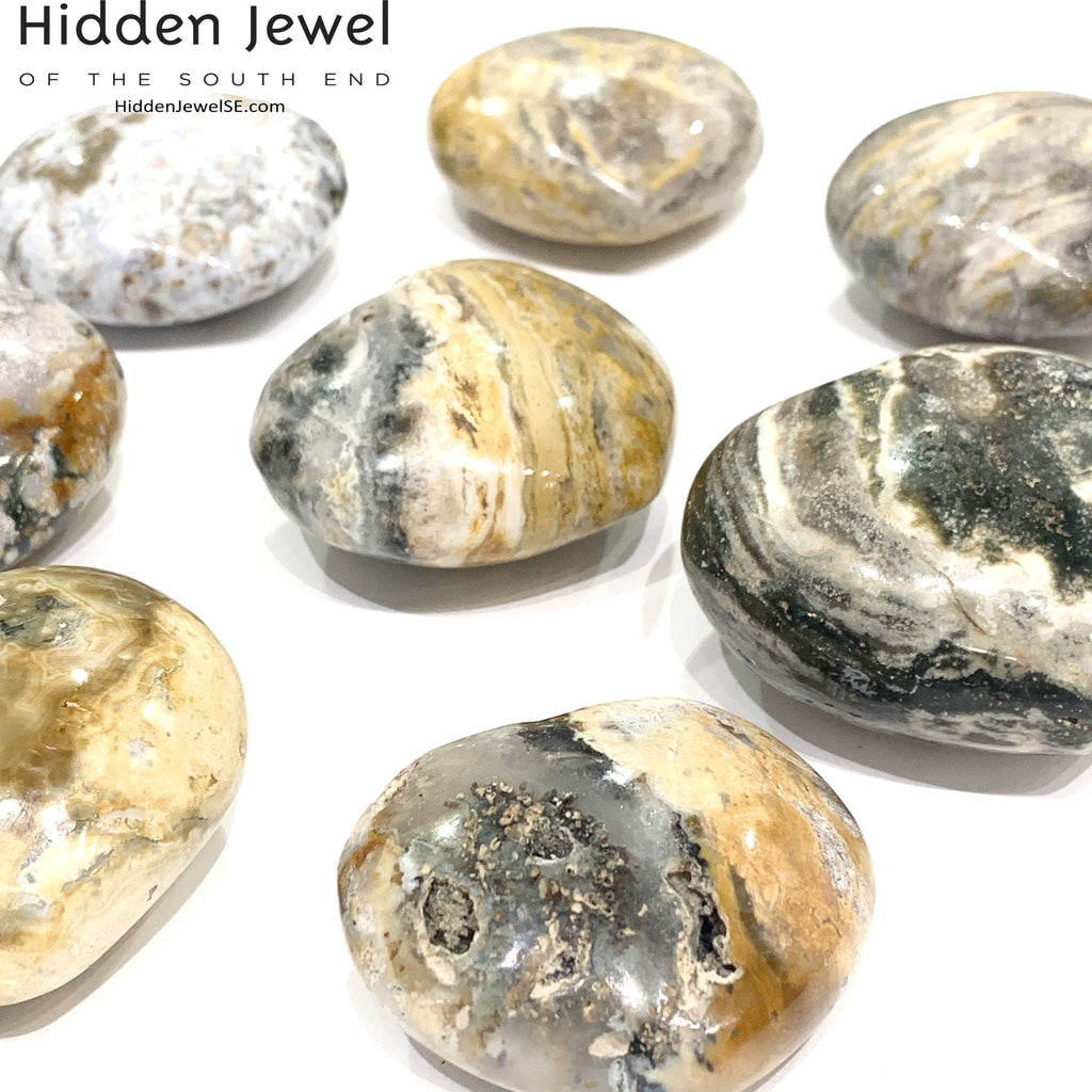 Ocean Jasper Gemstone hearts