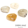 Agate Madagascar Gemstone Hearts, gemstone carvings