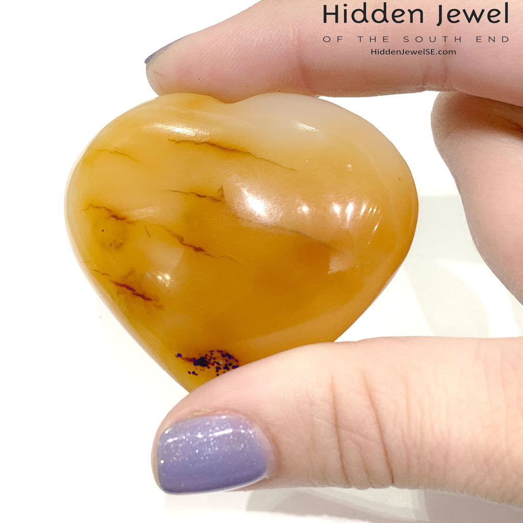 Agate Madagascar Gemstone Hearts, gemstone carvings