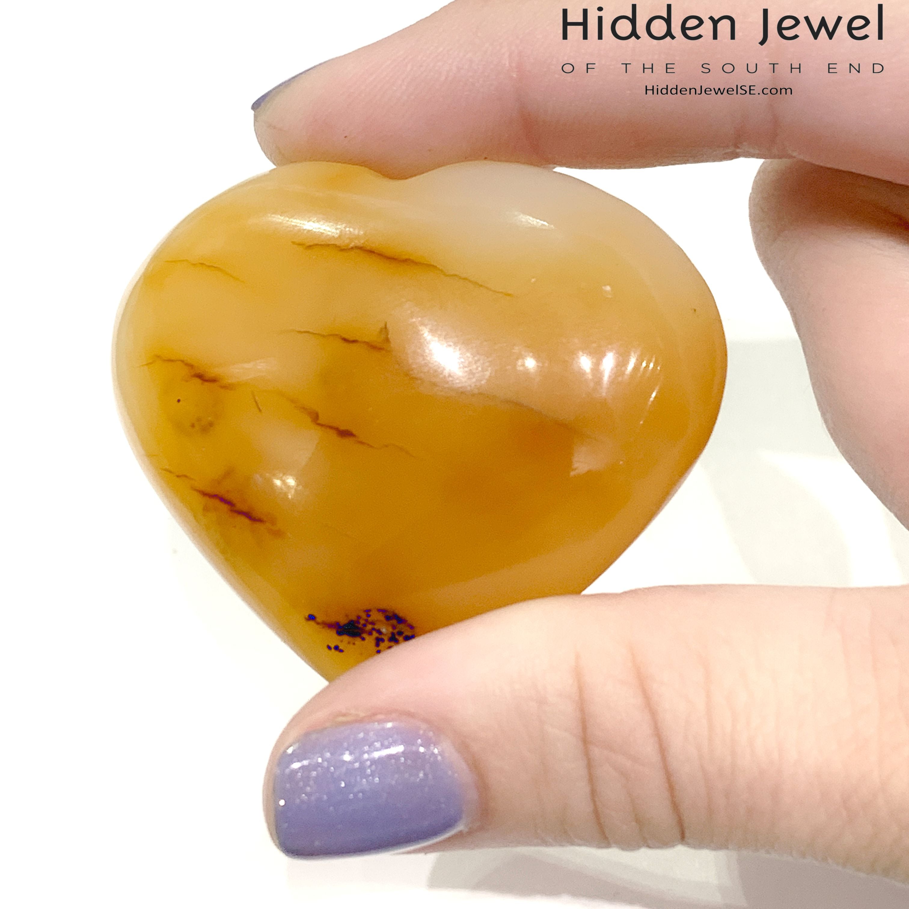 Agate Madagascar Gemstone Hearts, gemstone carvings