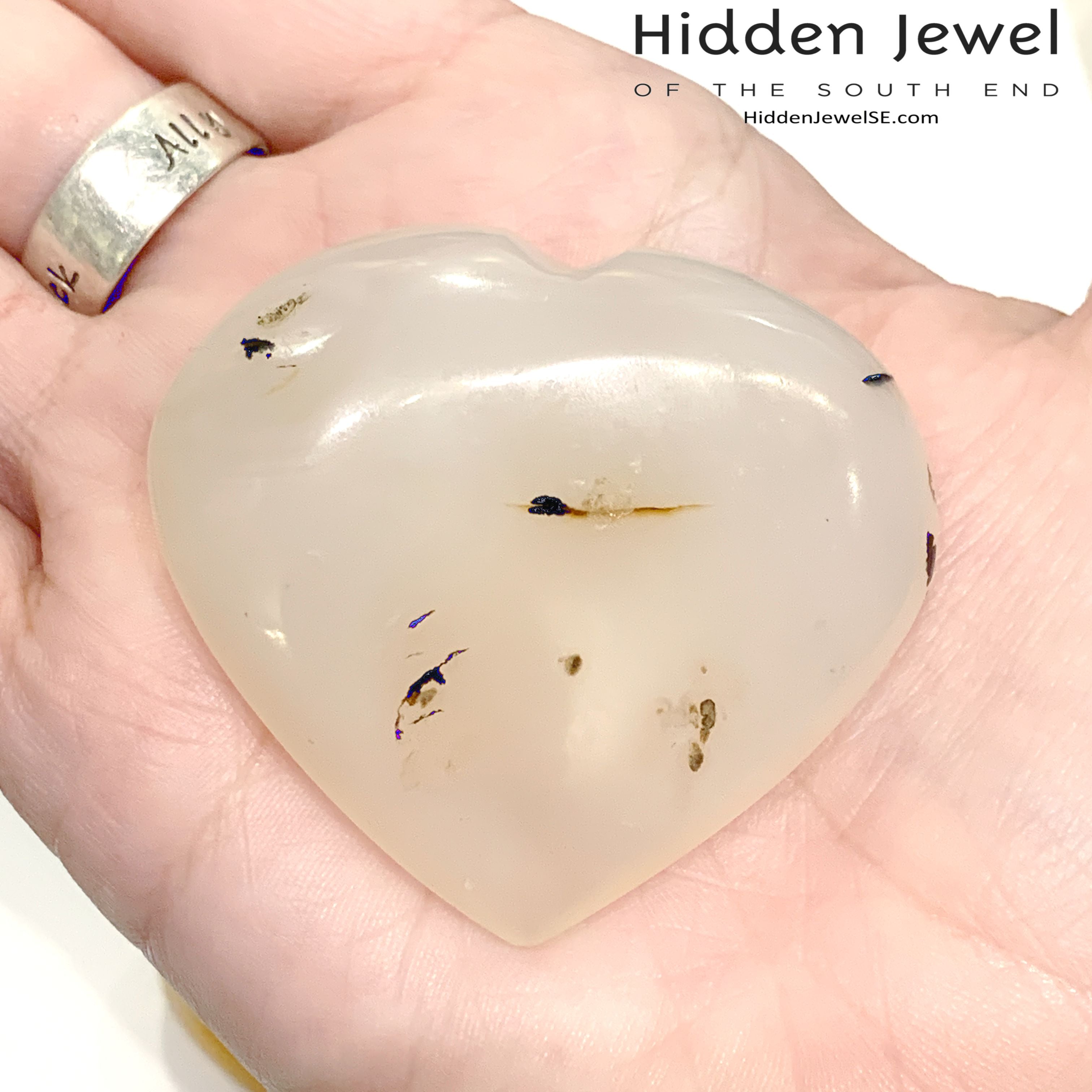 Agate Madagascar Gemstone Hearts, gemstone carvings