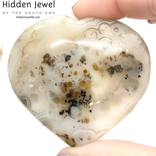 Agate Madagascar Gemstone Hearts, gemstone carvings