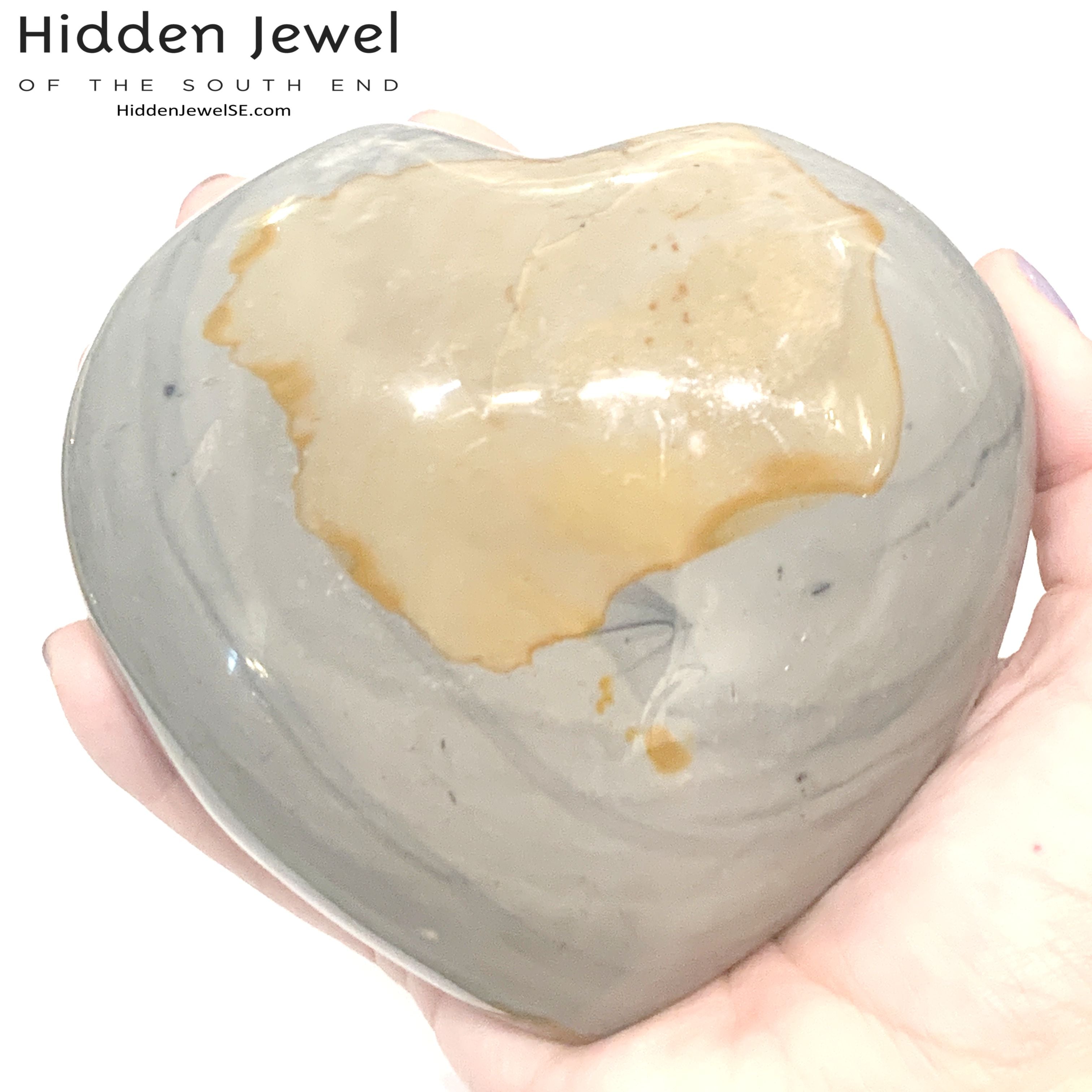 Agate Madagascar Gemstone Hearts, gemstone carvings