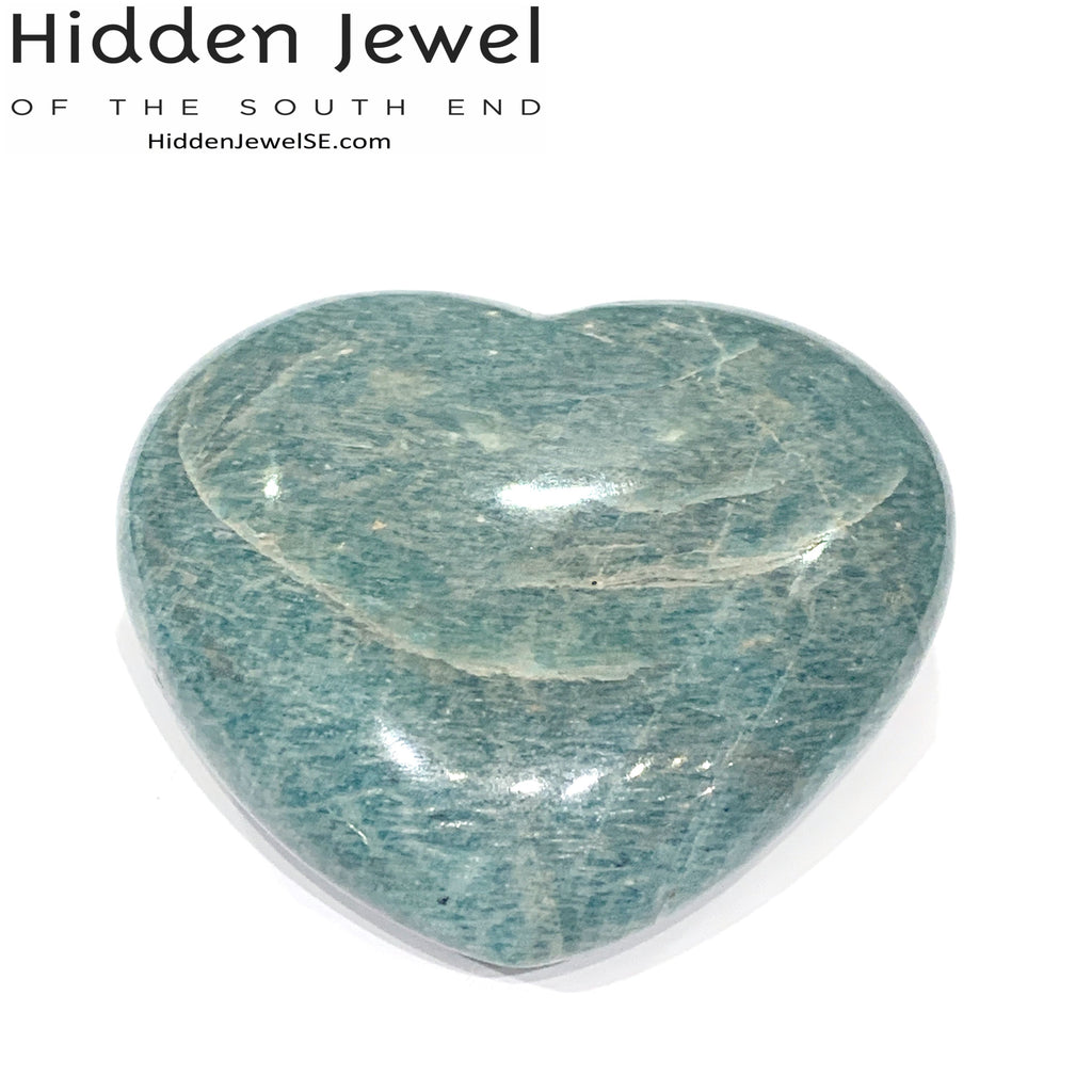 Amazonite gemstones hearts