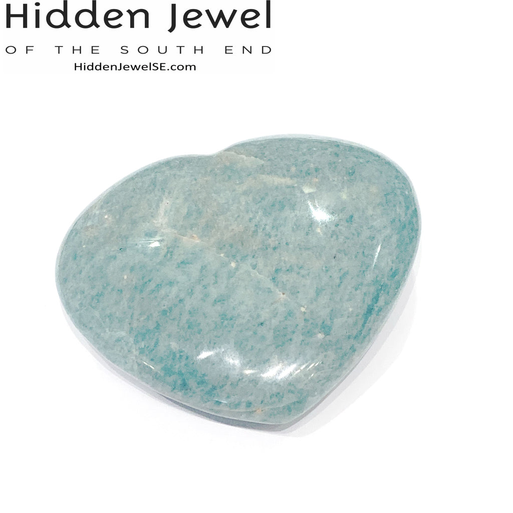 Amazonite gemstones hearts