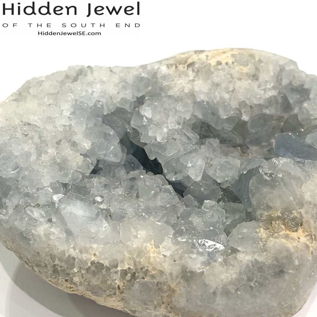 Celestite Gemstone hearts