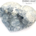Celestite Gemstone hearts
