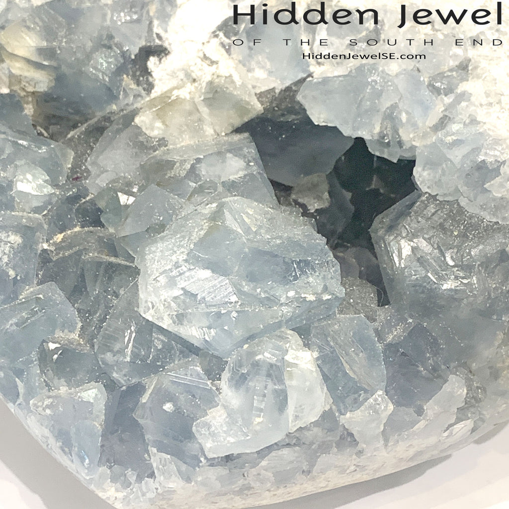 Celestite Gemstone hearts