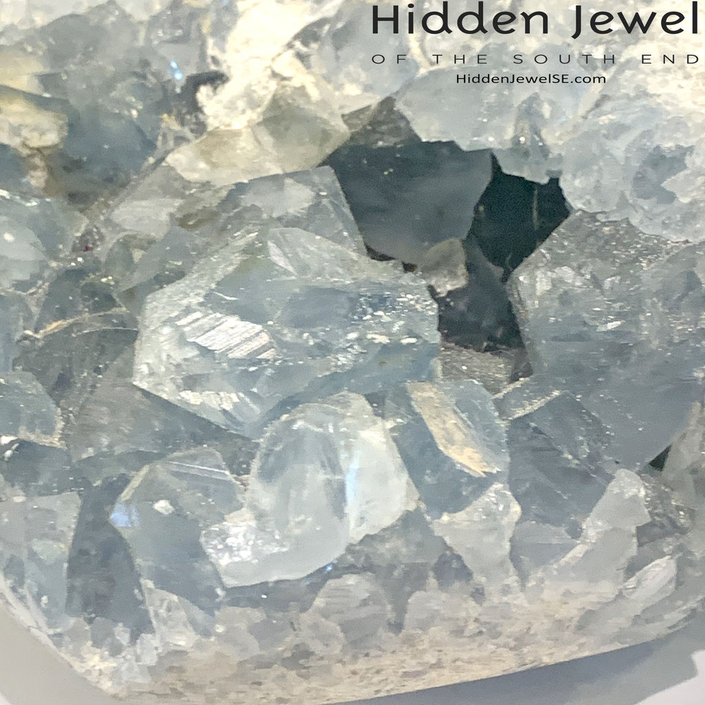 Celestite Gemstone hearts