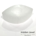 Selenite candle holder gemstone