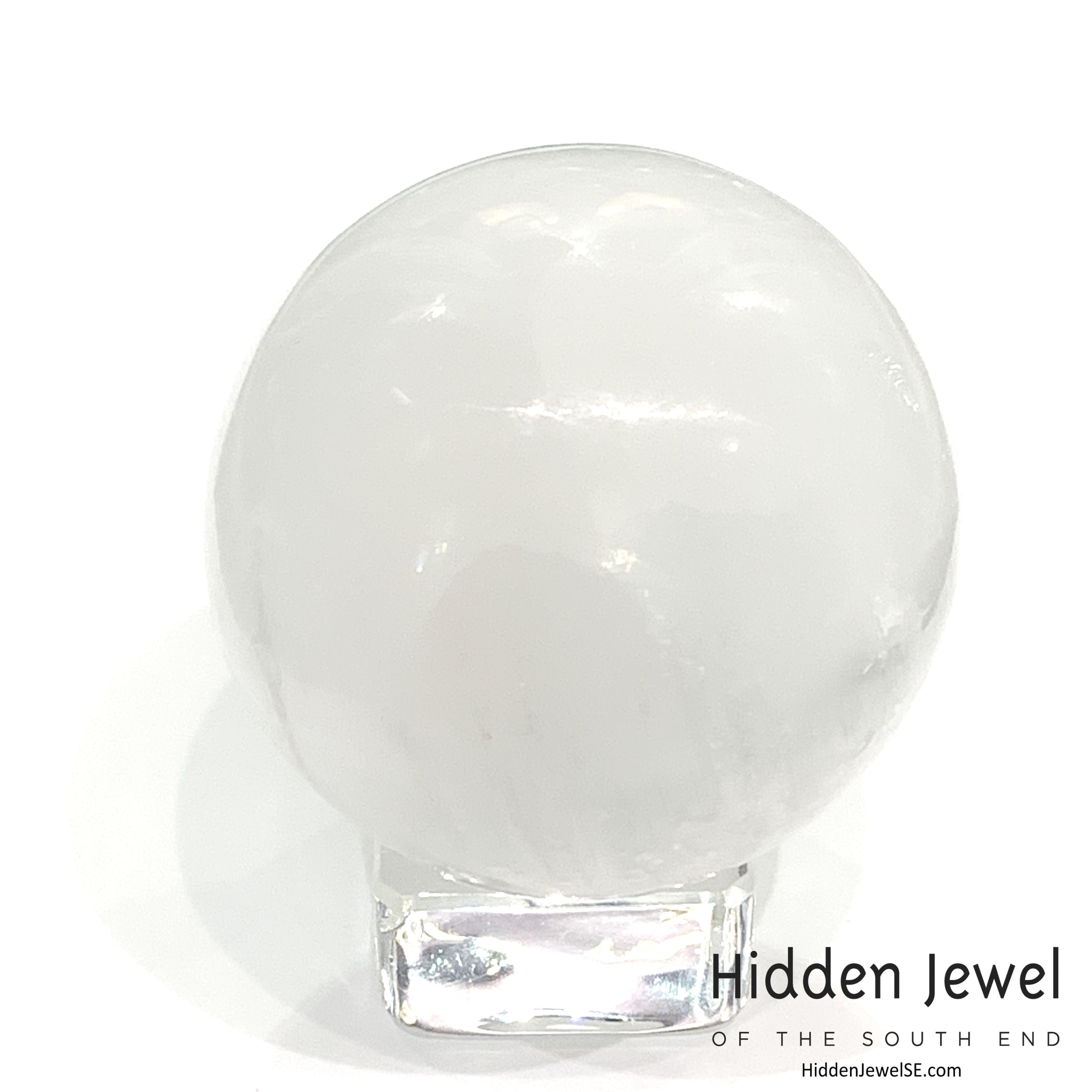 Selenite Gemstone spheres
