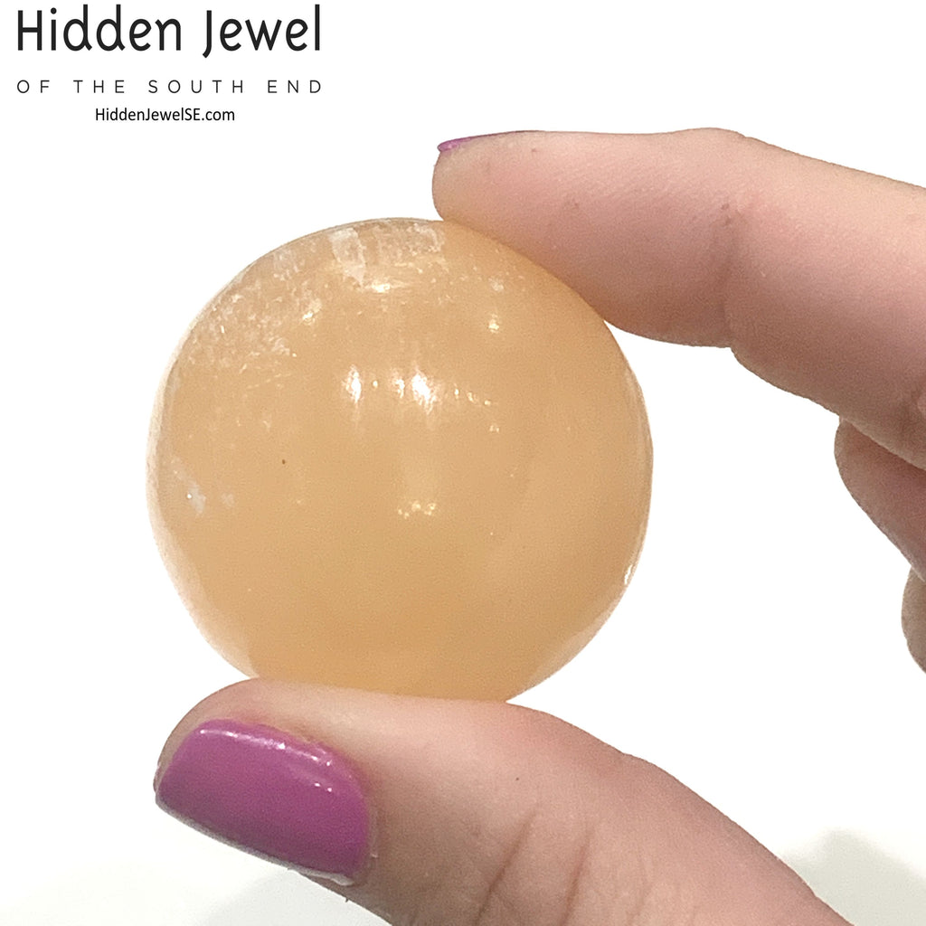 Selenite Gemstone spheres