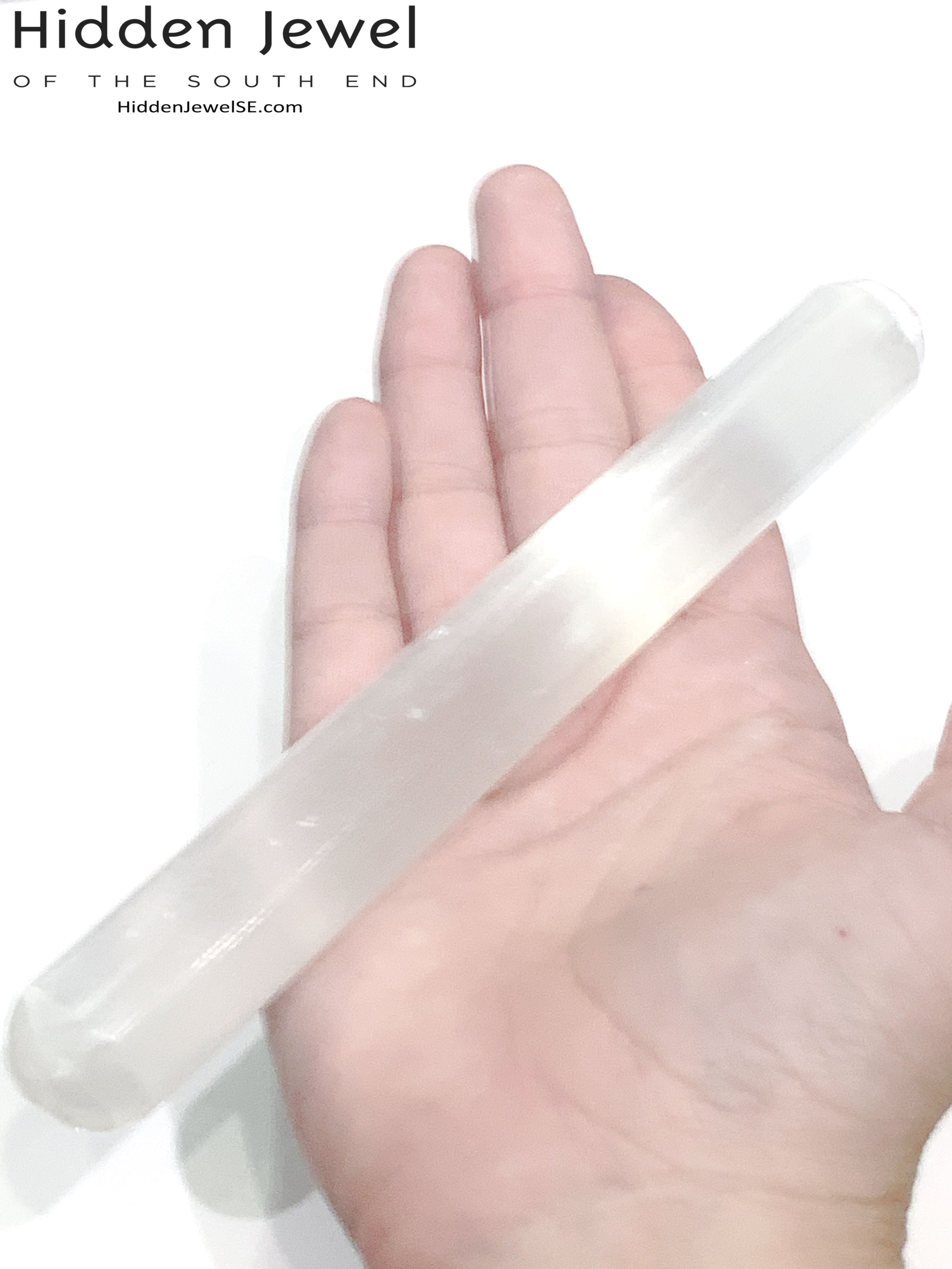 Selenite Gemstone wands