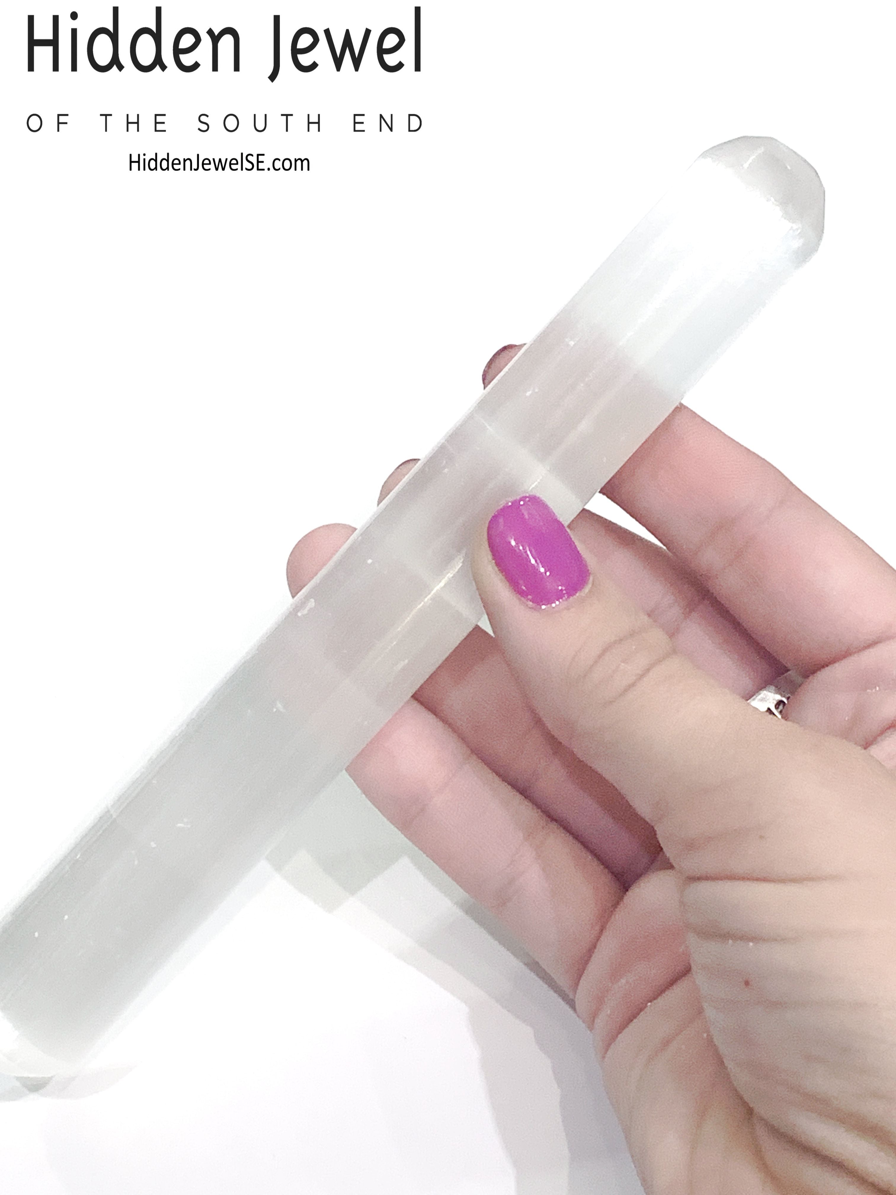 Selenite Gemstone wands