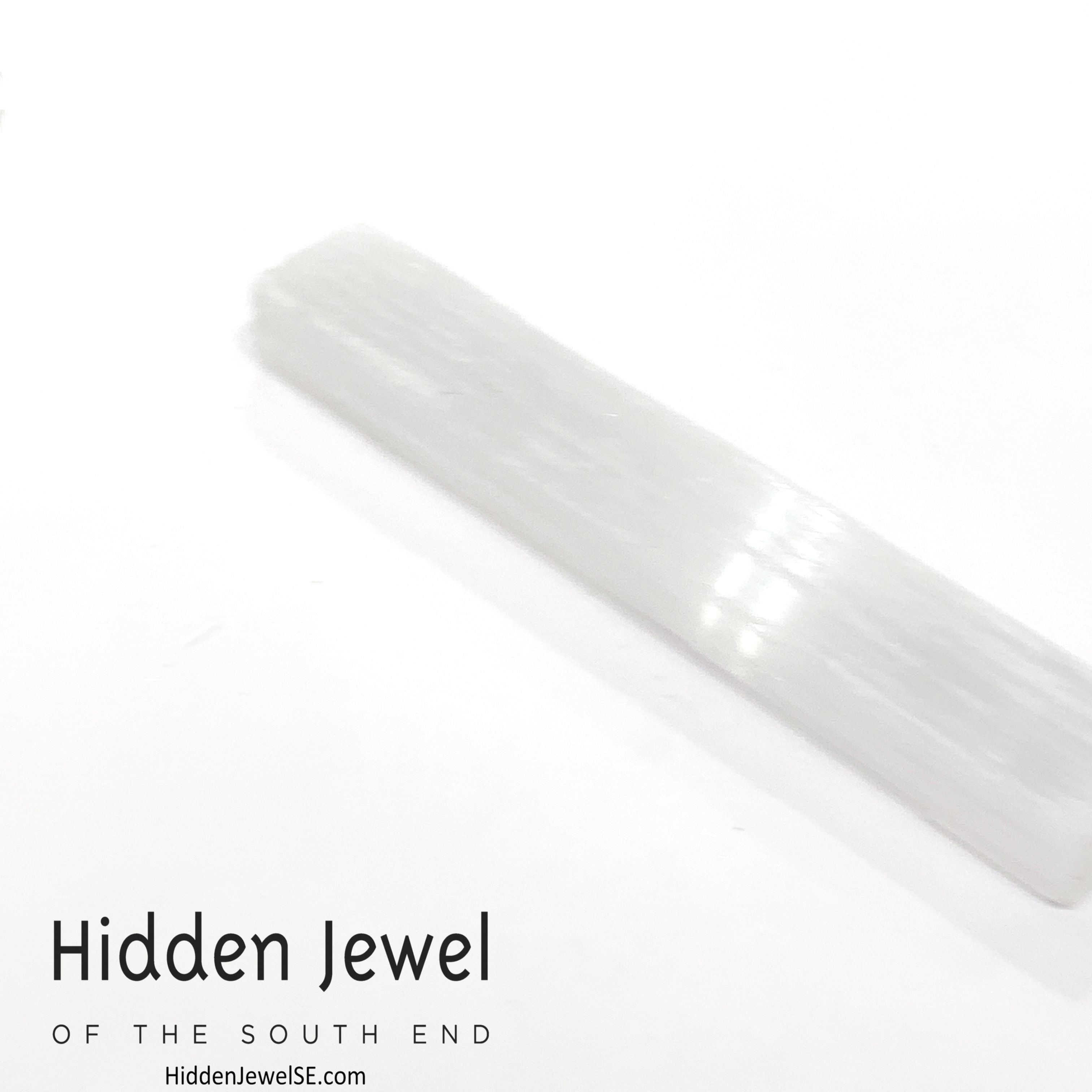 Selenite Raw Gemstone wand / log