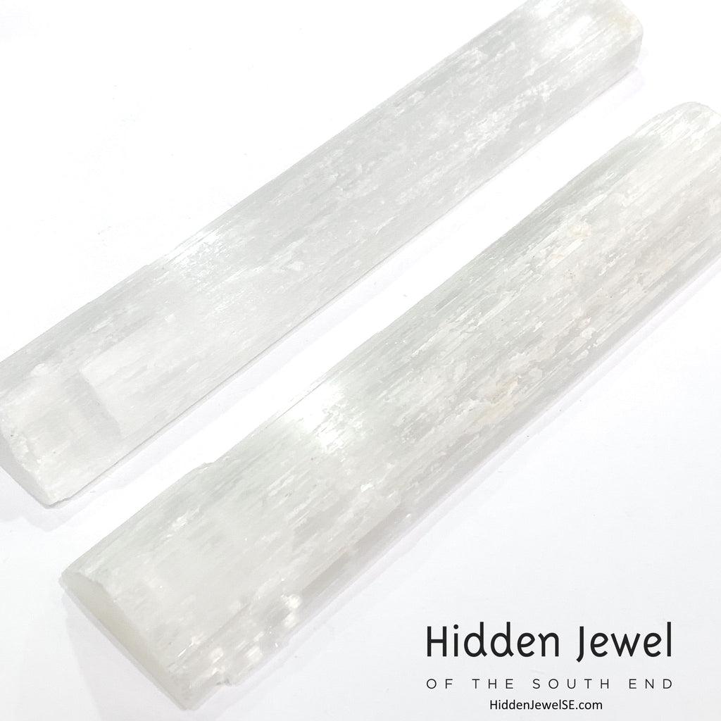 Selenite Raw Gemstone wand / log