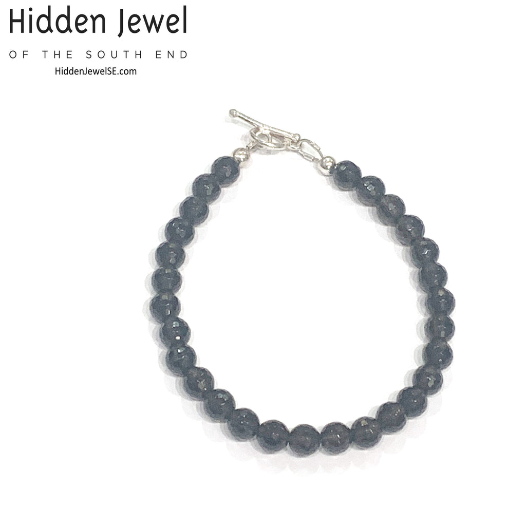 Smokey Quartz Gemstone Beaded Bracelet Collection