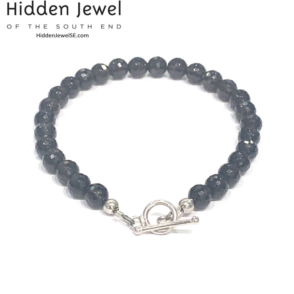 Smokey Quartz Gemstone Beaded Bracelet Collection