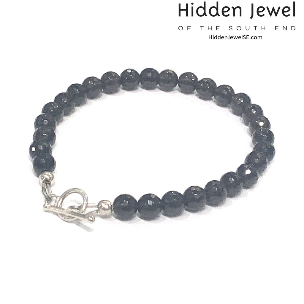 Smokey Quartz Gemstone Beaded Bracelet Collection