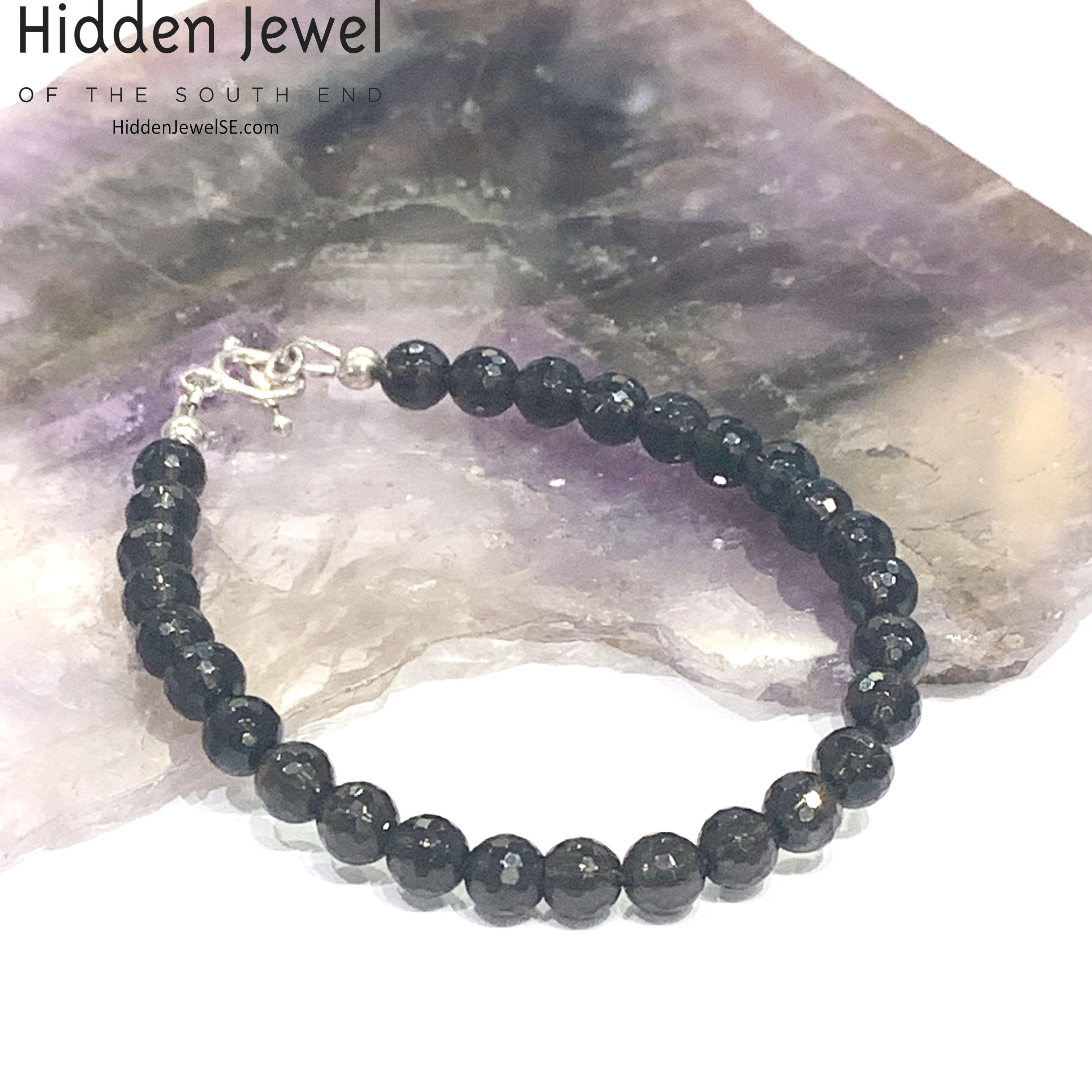 Smokey Quartz Gemstone Beaded Bracelet Collection