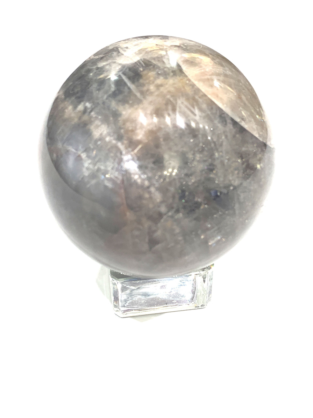Black Moonstone Gemstone Sphere