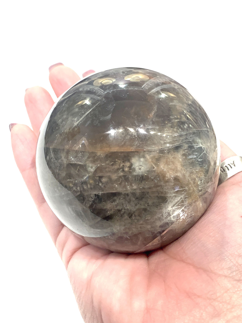 Black Moonstone Gemstone Sphere