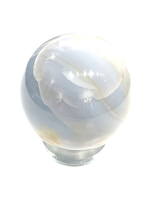Agate Madagascar Gemstone Sphere, gemstone