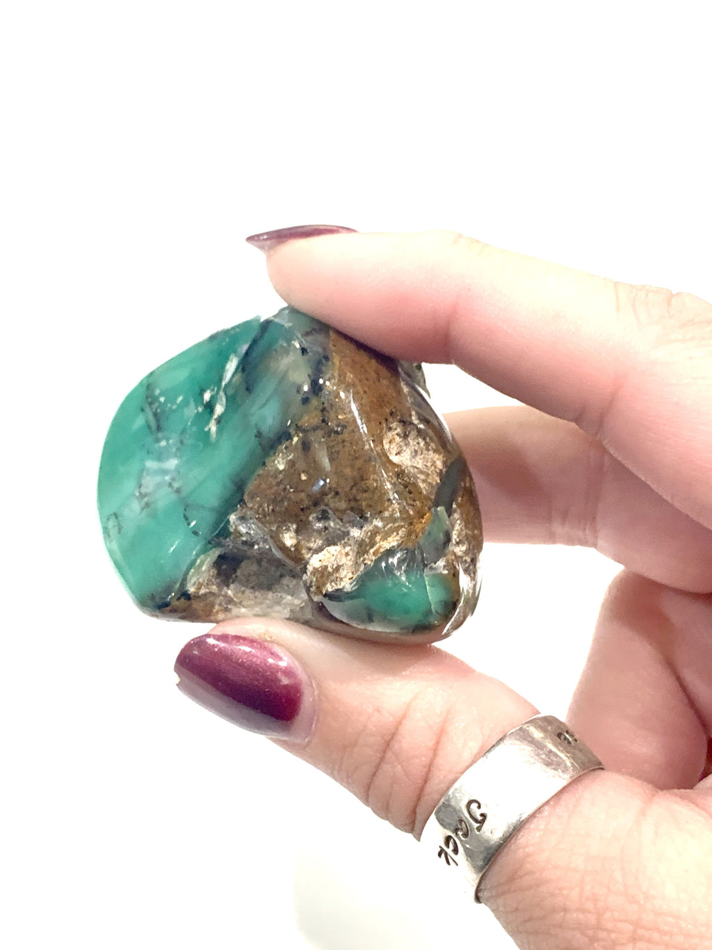 Chryscolla Palm Stone