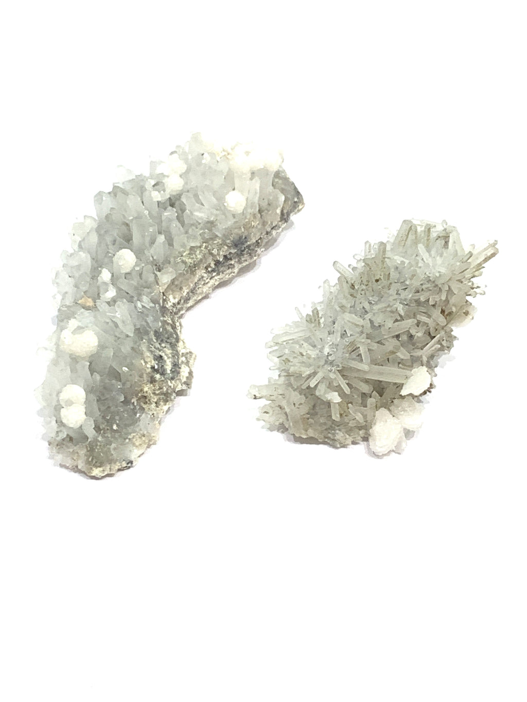 Quartz w/ Dolomite point cluster Raw gemstones