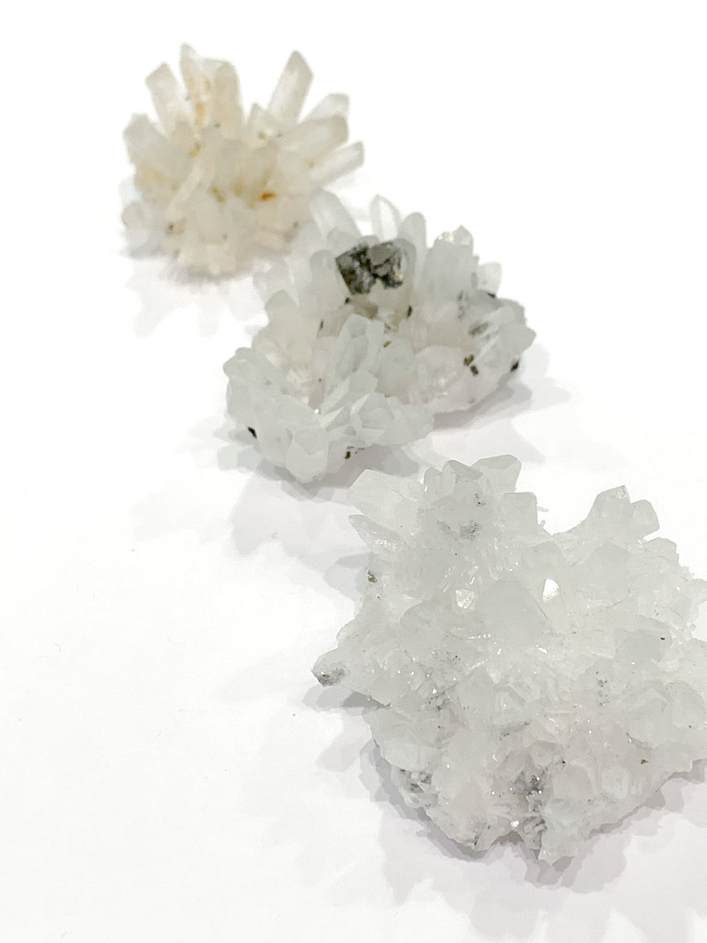 Quartz point cluster Raw gemstones