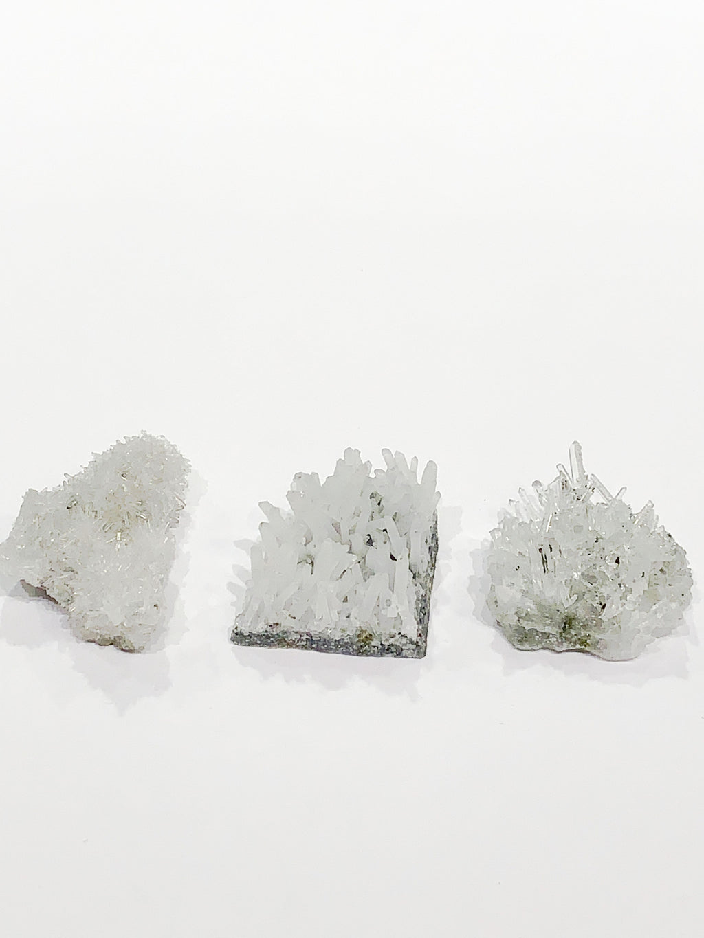 Quartz point cluster Raw gemstones