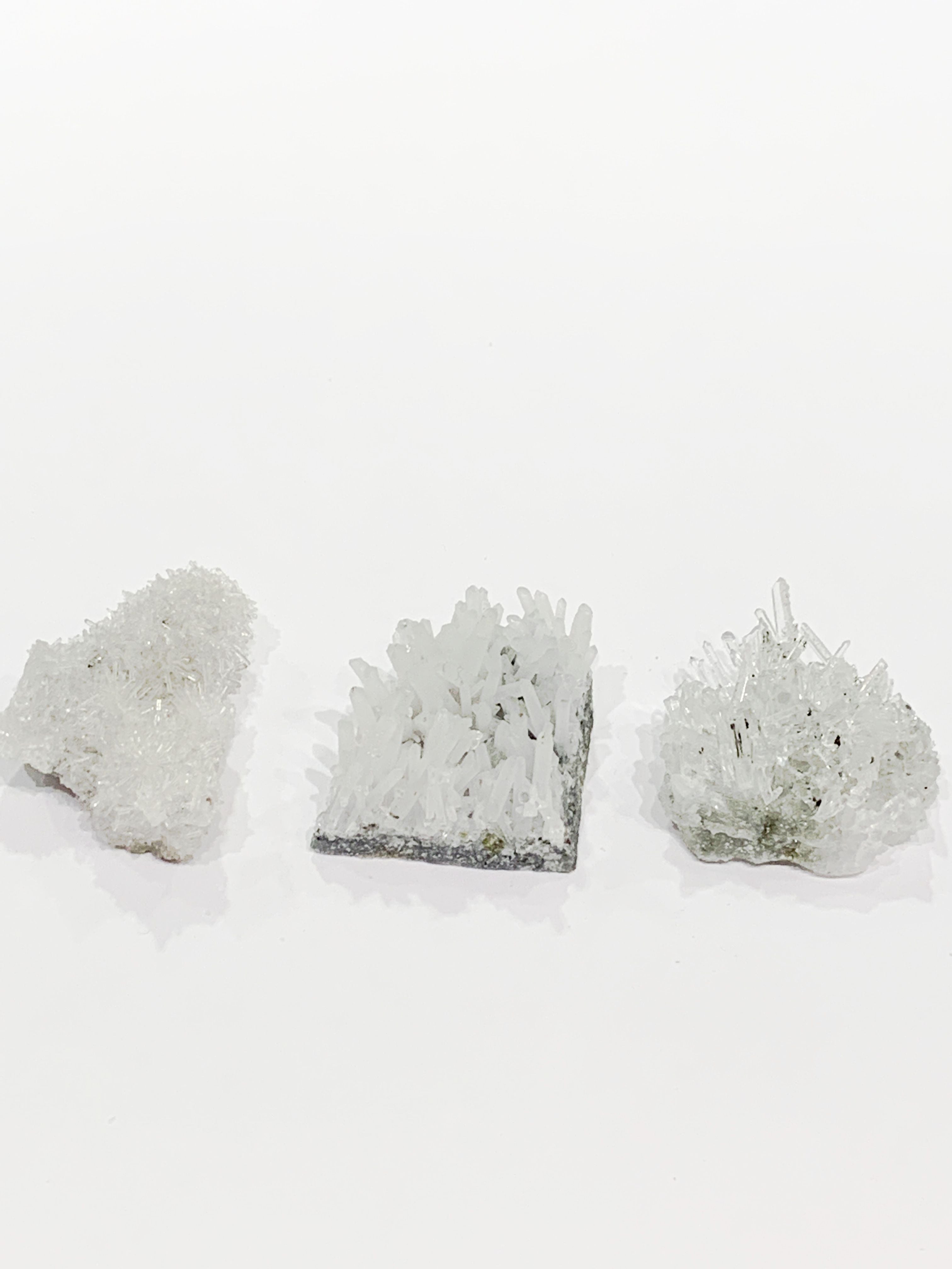 Quartz point cluster Raw gemstones