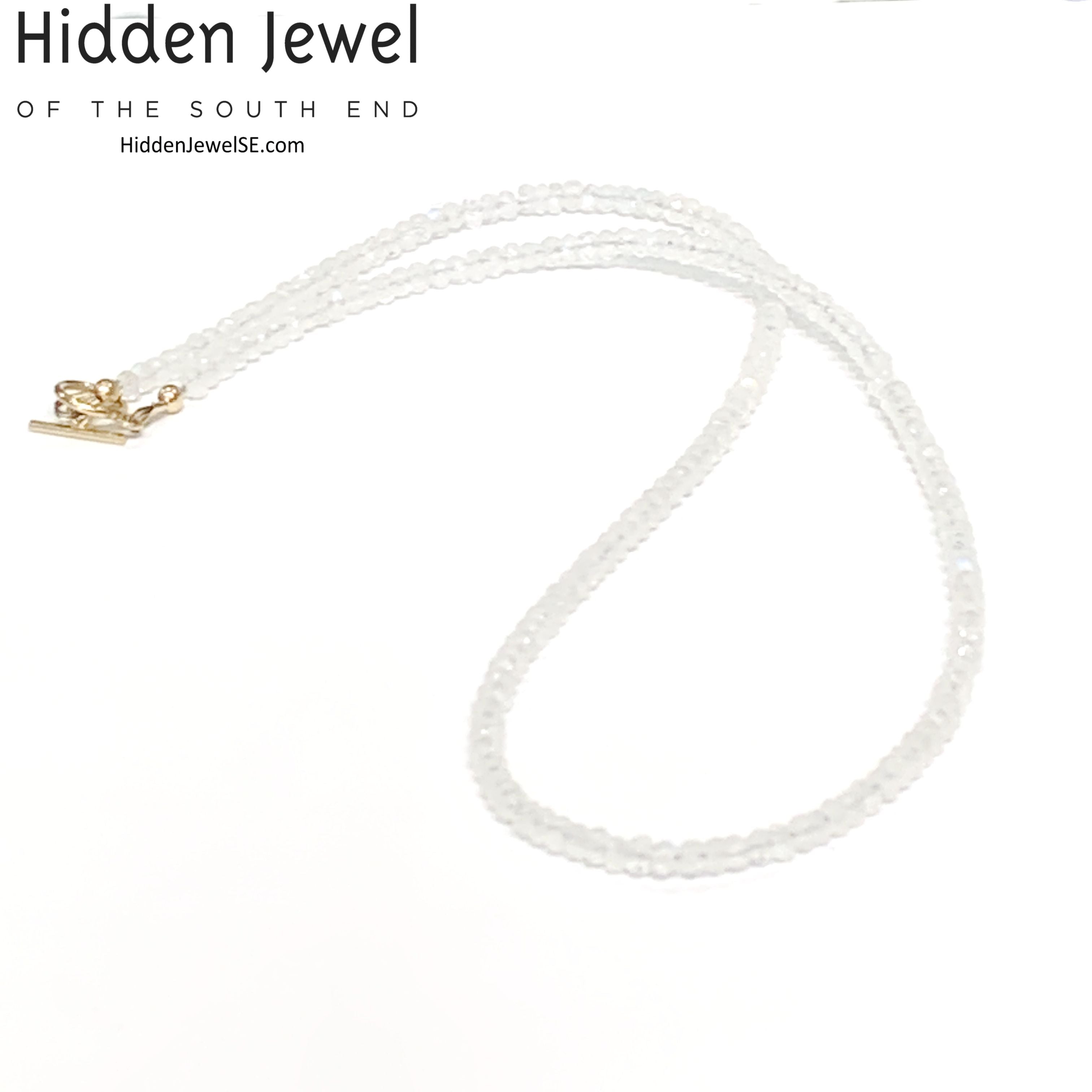 Rainbow Moonstone gemstone necklace, gemstone necklace, Dainty, beaded necklace, bridal jewelry, rainbow moonstone