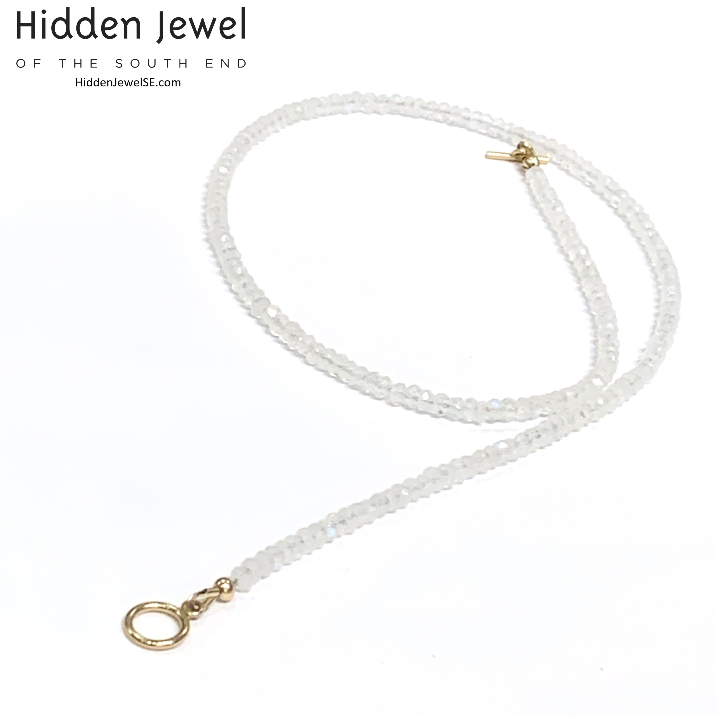 Rainbow Moonstone gemstone necklace, gemstone necklace, Dainty, beaded necklace, bridal jewelry, rainbow moonstone