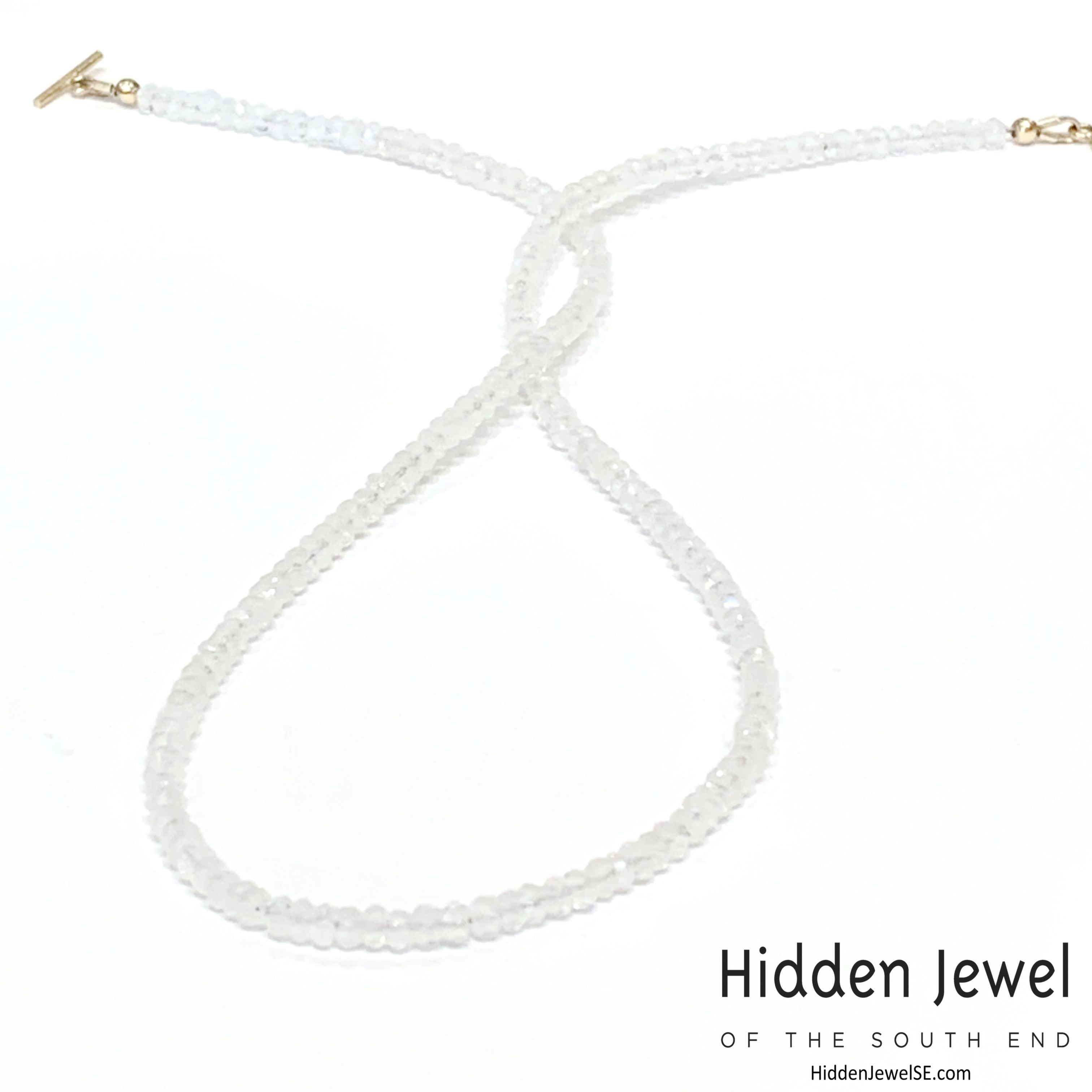 Rainbow Moonstone gemstone necklace, gemstone necklace, Dainty, beaded necklace, bridal jewelry, rainbow moonstone