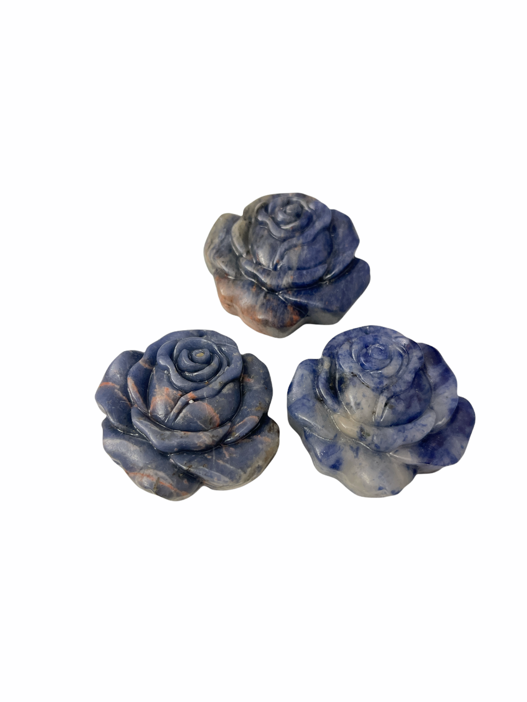 Gemstone Carved Roses, shape gemstones